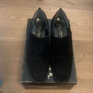 Black Suede Ankle Booties size 6